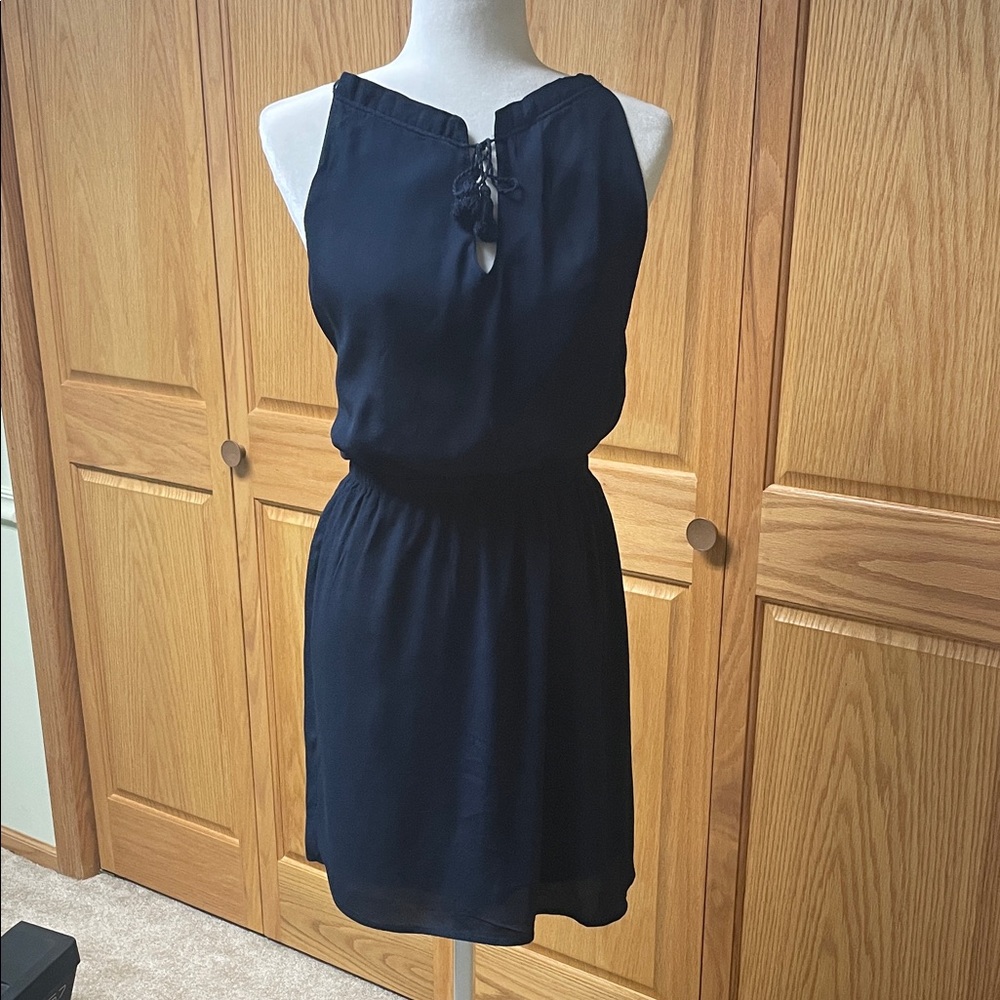 Madewell Navy Sleeveless Dress